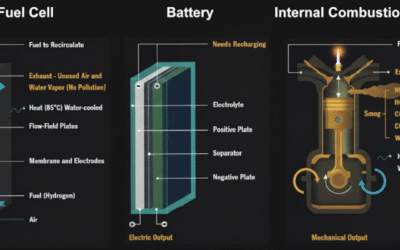 Fuel Cells and Internal Combustion Engines: Evaluating Modern Powertrain Technologies